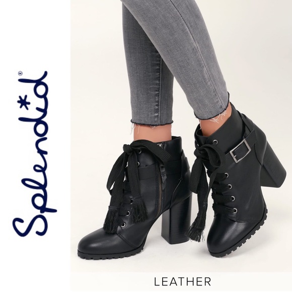 Splendid Shoes - 🆕 Splendid Black Cesar Black Leather Boots